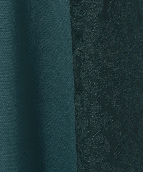 HARE(ハレ)の「カットアウトジャガードキリカエワンピース(HARE)(ワンピース・レディース・グリーン/ネイビー/グレー/ブラック・FREE)」の11枚目の写真