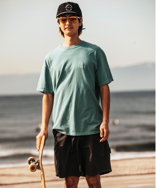 IPD(アイピーディー)の「【IPD】SHAKA EVERYDAY EMBROIDERED SS(Tシャツ/カットソー・メンズ・チャコール/ブルー系その他/パープル/ホワイト・LARGE/X-LARGE/MEDIUM)」の6枚目の写真