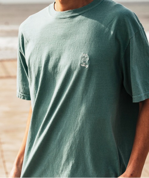 IPD(アイピーディー)の「【IPD】SHAKA EVERYDAY EMBROIDERED SS(Tシャツ/カットソー・メンズ・チャコール/ブルー系その他/パープル/ホワイト・LARGE/X-LARGE/MEDIUM)」の8枚目の写真