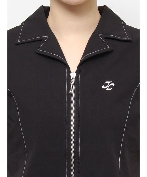 jouetie（ジュエティ）の「カラーステッチコンパクトZIPシャツ【セットアップ対応】（シャツ/ブラウス・レディース・アイボリー/レッド/ブラウン/ブラック・MEDIUM）」の17枚目の写真