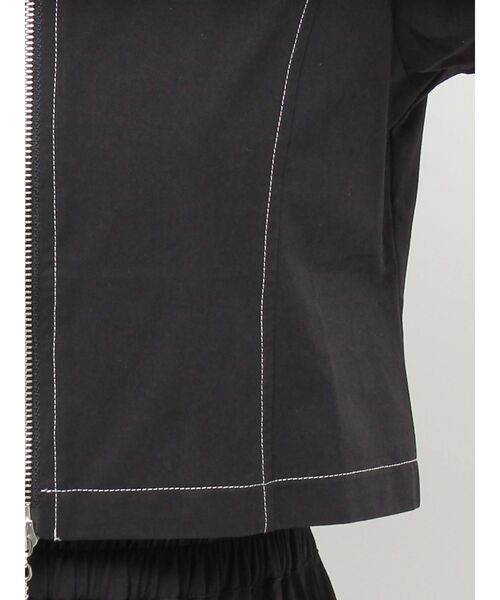 jouetie（ジュエティ）の「カラーステッチコンパクトZIPシャツ【セットアップ対応】（シャツ/ブラウス・レディース・アイボリー/レッド/ブラウン/ブラック・MEDIUM）」の15枚目の写真