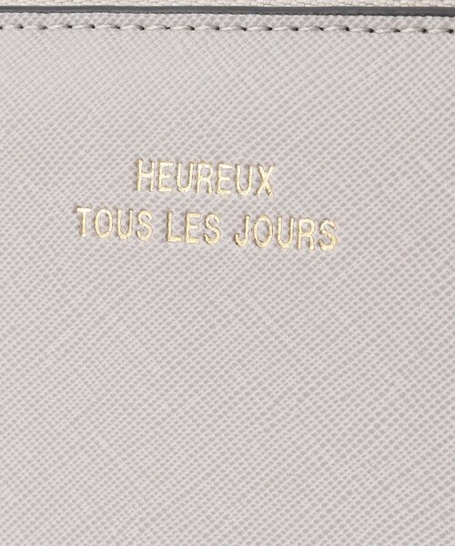 Ober Tashe（オーバータッシェ）の「【新生活・新学期】角シボミドルラウンド財布（財布・レディース・グレイッシュベージュ/ライトグレー/ピンクベージュ/ブラック・FREE）」の8枚目の写真