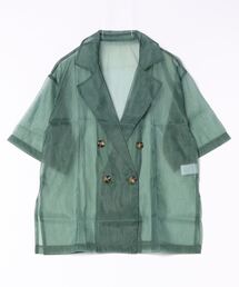 STYLEBLOCK | オーガンジーハーフスリーブジャケット(テーラードジャケット)