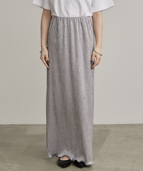 Lui's（ルイス）の「ラメナロースカート（スカート・レディース・シルバー/ブラック・FREE）」の15枚目の写真