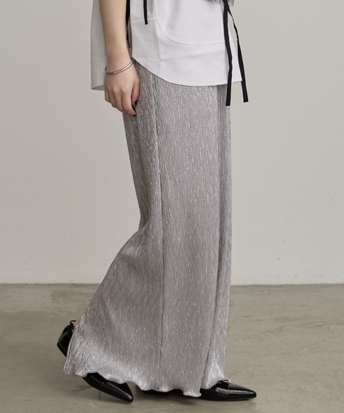 Lui's（ルイス）の「ラメナロースカート（スカート・レディース・シルバー/ブラック・FREE）」の13枚目の写真