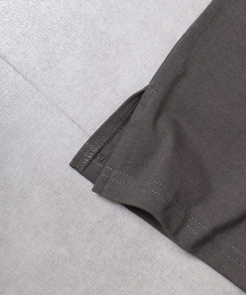RE730（アールイーセブンサーティー）の「Printed dolman T-shirt / プリントドルマンTシャツ unisex（Tシャツ/カットソー・メンズ・チャコール/ブラック/ホワイト・M/L）」の14枚目の写真