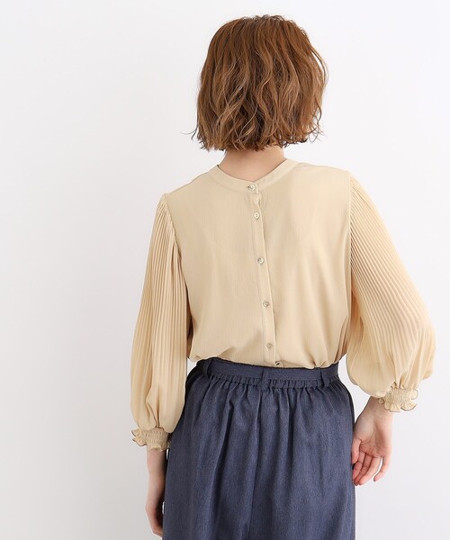 grove(グローブ)の「◆前後2WAY楊柳シャーリングブラウス(シャツ/ブラウス・レディース・オフホワイト/ブラック/イエロー系その他・03/02/01/04/05)」の21枚目の写真