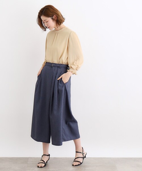 grove(グローブ)の「◆前後2WAY楊柳シャーリングブラウス(シャツ/ブラウス・レディース・オフホワイト/ブラック/イエロー系その他・03/02/01/04/05)」の19枚目の写真
