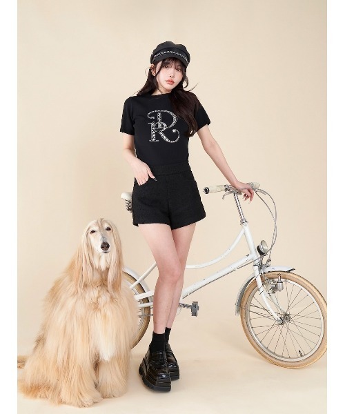 Darich チェーンツイードキャスケット ダーリッチ Darich チェーンツイードキャスケット （ブラック