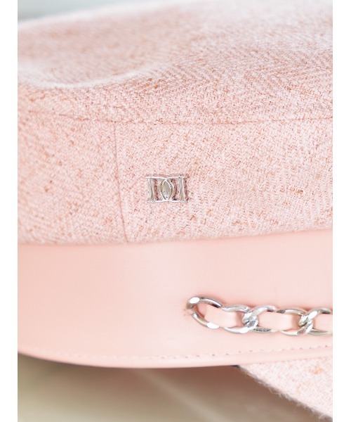 Darich チェーンツイードキャスケット ダーリッチ Darich チェーンツイードキャスケット （サックス