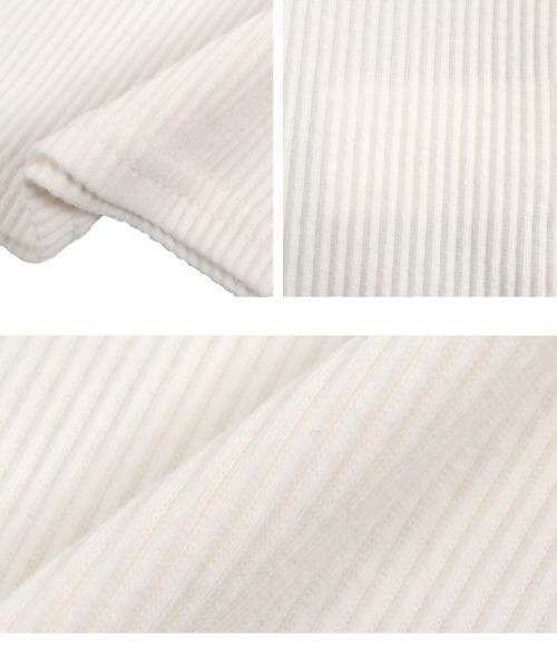 KOBE LETTUCE（コウベレタス）の「前後2wayホルタータンクトップ（タンクトップ・レディース・グレイッシュベージュ/ブラック/ホワイト×ブラック/ナチュラル・M）」の8枚目の写真