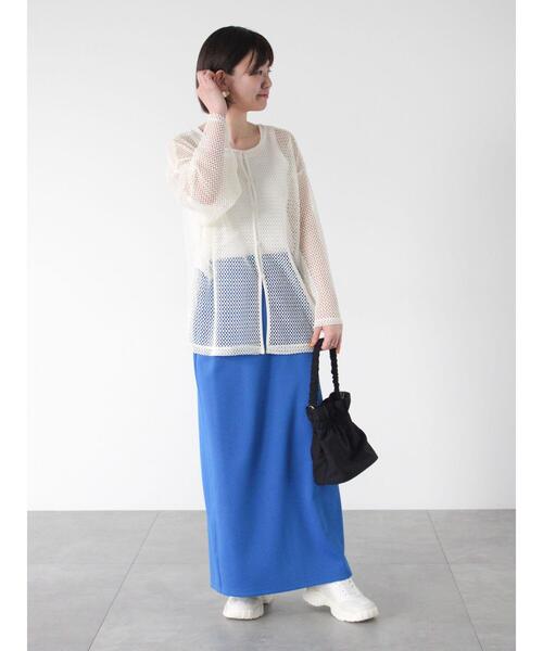 Lugnoncure（ルノンキュール）の「前後2WAYメッシュトップス（その他トップス・レディース・オフホワイト/ブラック/イエロー・F）」の21枚目の写真