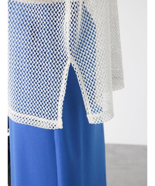 Lugnoncure（ルノンキュール）の「前後2WAYメッシュトップス（その他トップス・レディース・オフホワイト/ブラック/イエロー・F）」の14枚目の写真