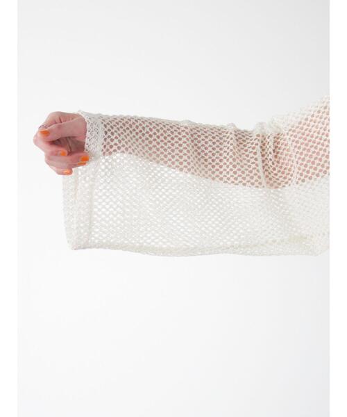 Lugnoncure（ルノンキュール）の「前後2WAYメッシュトップス（その他トップス・レディース・オフホワイト/ブラック/イエロー・F）」の15枚目の写真