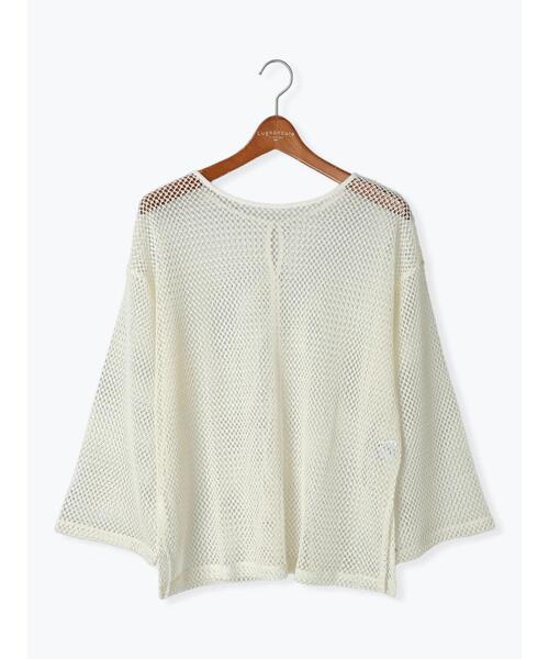 Lugnoncure（ルノンキュール）の「前後2WAYメッシュトップス（その他トップス・レディース・オフホワイト/ブラック/イエロー・F）」の16枚目の写真