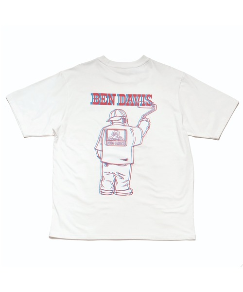 BEN DAVIS(ベンデイビス)の「《BEN DAVIS PROJECT LINE》PRINT T SHIRTS(Tシャツ/カットソー・メンズ・ベージュ/ホワイト/ブラック・MEDIUM/LARGE/X-LARGE)」の1枚目の写真
