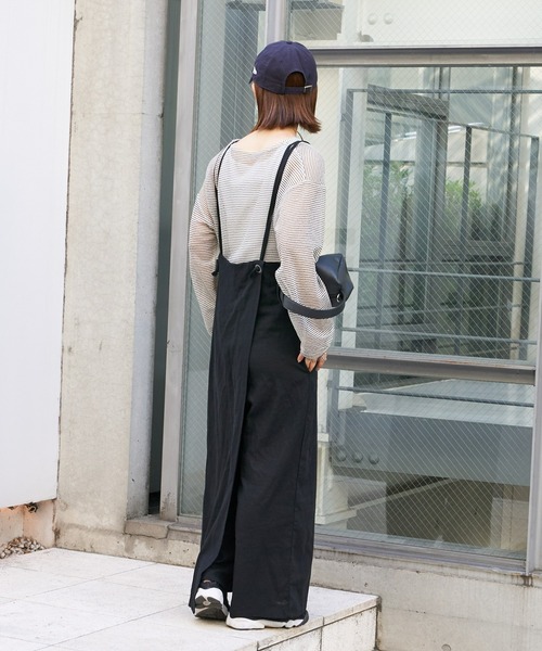 Franklin Climbing(フランクリンクライミング)の「【Retreat】2WAYキャミサロペット(サロペット/オーバーオール・レディース・ベージュ/インディゴブルー/ブラック・ONE SIZE)」の12枚目の写真