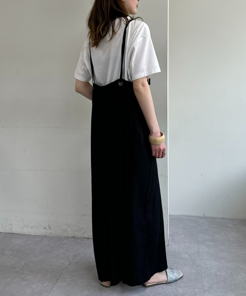 Franklin Climbing(フランクリンクライミング)の「【Retreat】2WAYキャミサロペット(サロペット/オーバーオール・レディース・ベージュ/インディゴブルー/ブラック・ONE SIZE)」の7枚目の写真