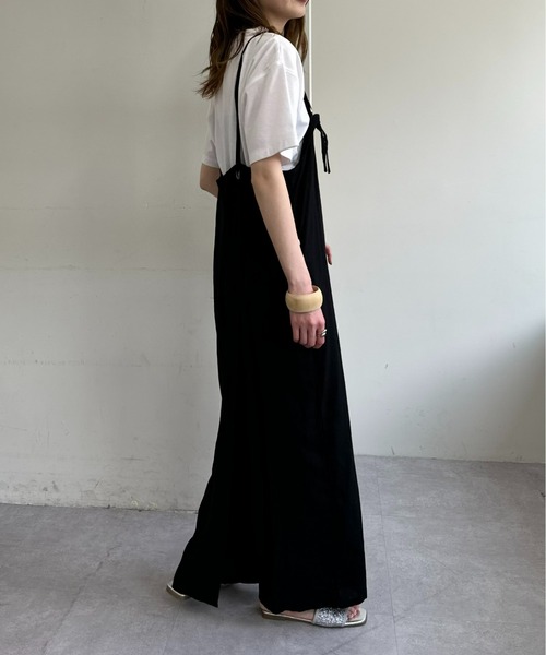 Franklin Climbing(フランクリンクライミング)の「【Retreat】2WAYキャミサロペット(サロペット/オーバーオール・レディース・ベージュ/インディゴブルー/ブラック・ONE SIZE)」の8枚目の写真