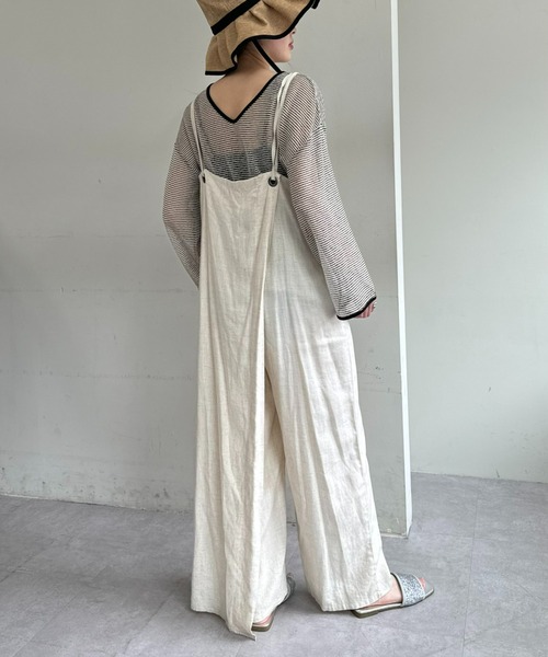 Franklin Climbing(フランクリンクライミング)の「【Retreat】2WAYキャミサロペット(サロペット/オーバーオール・レディース・ベージュ/インディゴブルー/ブラック・ONE SIZE)」の20枚目の写真