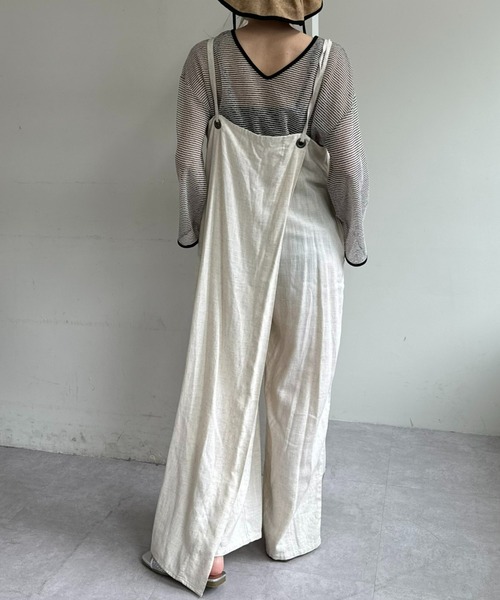 Franklin Climbing(フランクリンクライミング)の「【Retreat】2WAYキャミサロペット(サロペット/オーバーオール・レディース・ベージュ/インディゴブルー/ブラック・ONE SIZE)」の21枚目の写真