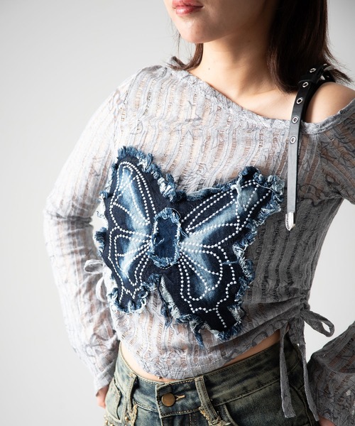 トップス Mintkom KOM（ドットコム） tシャツ A'GEM/9 × 「.KOM/ドットケーオーエム