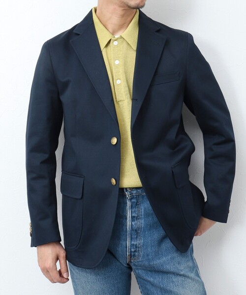 NOLLEY’S(ノーリーズ)の「【D.C.WHITE/ディーシーホワイト】《ビジカジ対応》WEST POINT BLAZER ウエストポイントブレザー(テーラードジャケット・メンズ・ネイビー・46/48/44)」の1枚目の写真