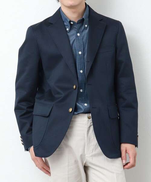 NOLLEY’S(ノーリーズ)の「【D.C.WHITE/ディーシーホワイト】《ビジカジ対応》WEST POINT BLAZER ウエストポイントブレザー(テーラードジャケット・メンズ・ネイビー・46/48/44)」の3枚目の写真