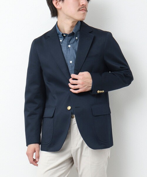 NOLLEY’S(ノーリーズ)の「【D.C.WHITE/ディーシーホワイト】《ビジカジ対応》WEST POINT BLAZER ウエストポイントブレザー(テーラードジャケット・メンズ・ネイビー・46/48/44)」の4枚目の写真