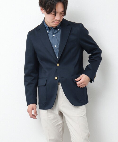NOLLEY’S(ノーリーズ)の「【D.C.WHITE/ディーシーホワイト】《ビジカジ対応》WEST POINT BLAZER ウエストポイントブレザー(テーラードジャケット・メンズ・ネイビー・46/48/44)」の7枚目の写真