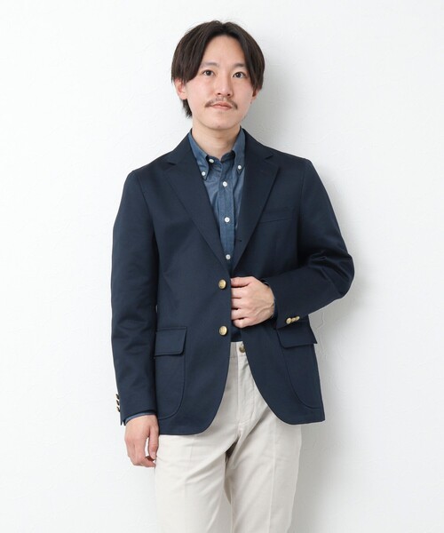 NOLLEY’S(ノーリーズ)の「【D.C.WHITE/ディーシーホワイト】《ビジカジ対応》WEST POINT BLAZER ウエストポイントブレザー(テーラードジャケット・メンズ・ネイビー・46/48/44)」の9枚目の写真