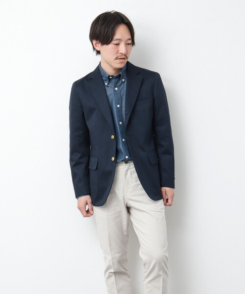 NOLLEY’S(ノーリーズ)の「【D.C.WHITE/ディーシーホワイト】《ビジカジ対応》WEST POINT BLAZER ウエストポイントブレザー(テーラードジャケット・メンズ・ネイビー・46/48/44)」の11枚目の写真