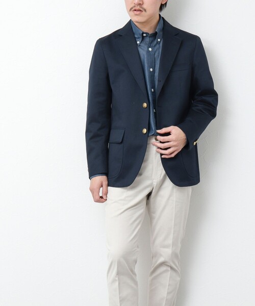 NOLLEY’S(ノーリーズ)の「【D.C.WHITE/ディーシーホワイト】《ビジカジ対応》WEST POINT BLAZER ウエストポイントブレザー(テーラードジャケット・メンズ・ネイビー・46/48/44)」の12枚目の写真