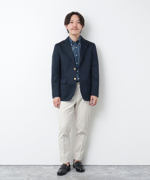NOLLEY’S(ノーリーズ)の「【D.C.WHITE/ディーシーホワイト】《ビジカジ対応》WEST POINT BLAZER ウエストポイントブレザー(テーラードジャケット・メンズ・ネイビー・46/48/44)」の13枚目の写真