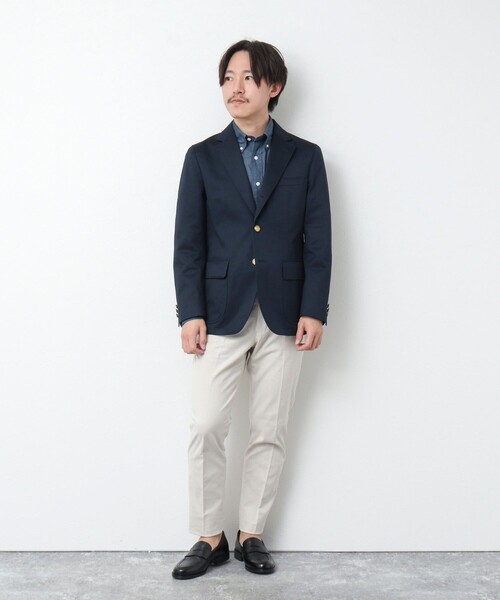 NOLLEY’S(ノーリーズ)の「【D.C.WHITE/ディーシーホワイト】《ビジカジ対応》WEST POINT BLAZER ウエストポイントブレザー(テーラードジャケット・メンズ・ネイビー・46/48/44)」の14枚目の写真