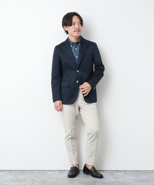 NOLLEY’S(ノーリーズ)の「【D.C.WHITE/ディーシーホワイト】《ビジカジ対応》WEST POINT BLAZER ウエストポイントブレザー(テーラードジャケット・メンズ・ネイビー・46/48/44)」の16枚目の写真