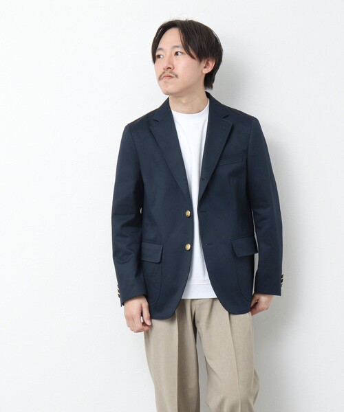 NOLLEY’S(ノーリーズ)の「【D.C.WHITE/ディーシーホワイト】《ビジカジ対応》WEST POINT BLAZER ウエストポイントブレザー(テーラードジャケット・メンズ・ネイビー・46/48/44)」の21枚目の写真