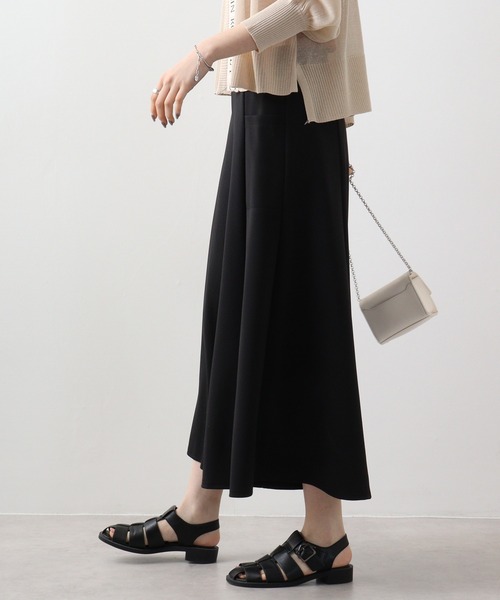 BRODIAEA(ブローディア)の「BRODIAEA ダンボールニットスカーチョ(その他パンツ・レディース・モカ/ネイビー/ブラック/ブルー/シルバーグレー・M-L)」の8枚目の写真