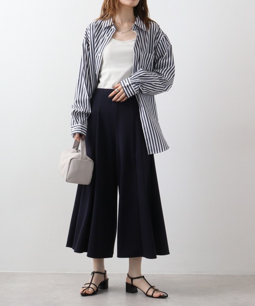 BRODIAEA(ブローディア)の「BRODIAEA ダンボールニットスカーチョ(その他パンツ・レディース・モカ/ネイビー/ブラック/ブルー/シルバーグレー・M-L)」の21枚目の写真