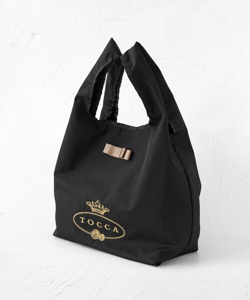 TOCCA(トッカ)の「POINT OF RIBBON ECOBAG エコバッグ(エコバッグ/サブバッグ・レディース・ベージュ系/ブラック系/スカイブルー系/ピンク系/ネイビー系・F)」の12枚目の写真