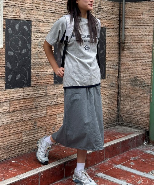 AMESWORLDWIDE（アメスワールドワイド）の「【UNISEX】AMES WORLDWIDE／メッセージラグラン T  2111570（Tシャツ/カットソー・レディース・ブラック/ホワイト/グレー・MEDIUM/LARGE/SMALL）」の10枚目の写真