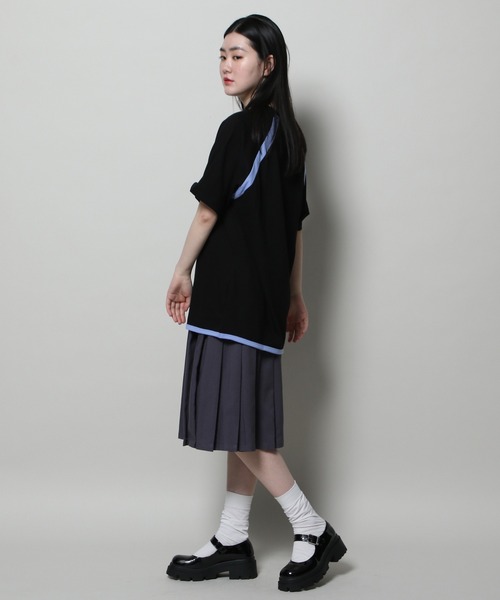 AMESWORLDWIDE（アメスワールドワイド）の「【UNISEX】AMES WORLDWIDE／メッセージラグラン T  2111570（Tシャツ/カットソー・レディース・ブラック/ホワイト/グレー・MEDIUM/LARGE/SMALL）」の17枚目の写真