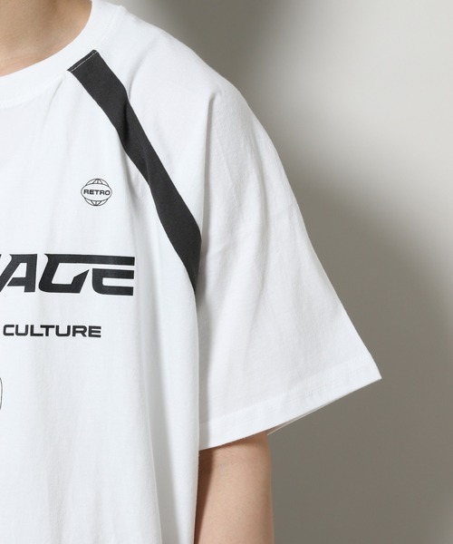 UNISEX】AMES WORLDWIDE／メッセージラグラン T 2111570（T