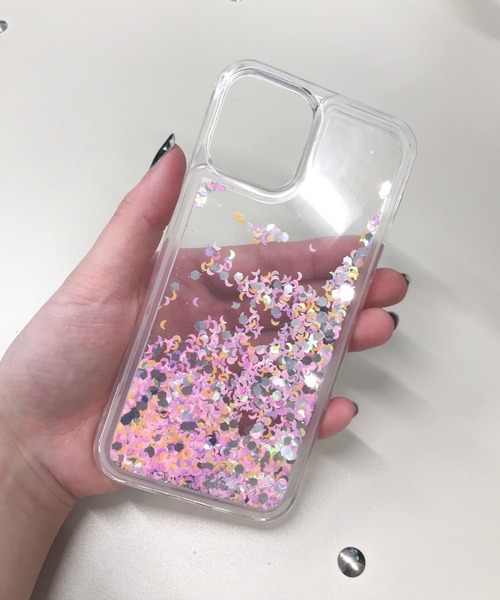 WEGO(ウィゴー)の「WEGO/キラキラiphoneケース(オーロラ)(スマホケース/カバー・レディース・その他3/その他4/その他2/その他1・FREE)」の2枚目の写真