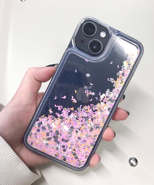 WEGO(ウィゴー)の「WEGO/キラキラiphoneケース(オーロラ)(スマホケース/カバー・レディース・その他3/その他4/その他2/その他1・FREE)」の4枚目の写真
