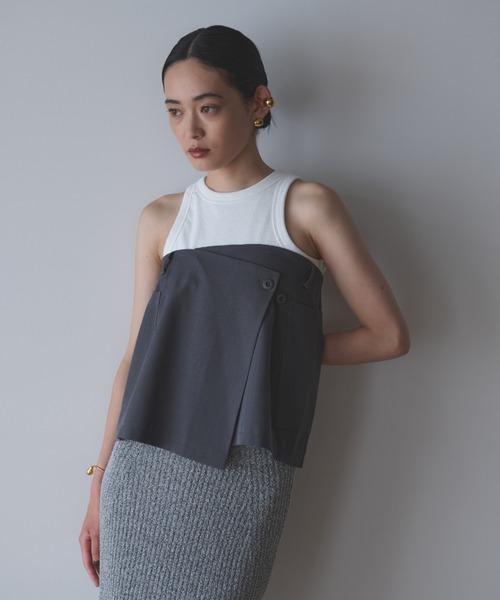 セール】2WAYウエストリサイズラップスカート/ビスチェ（スカート  