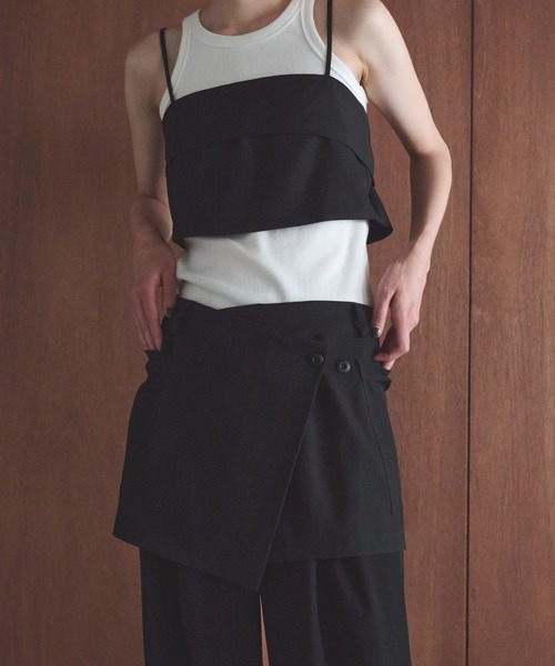 セール】2WAYウエストリサイズラップスカート/ビスチェ（スカート  