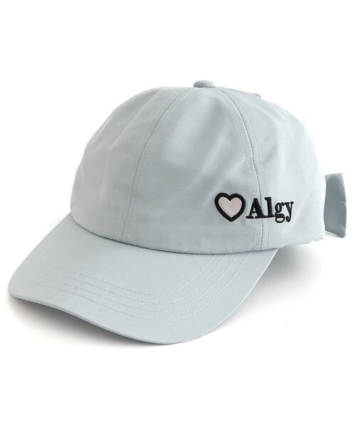 algy（アルジー）の「【UVカット】ALGY ベースボールキャップ（キャップ・キッズ・サックスブルー/ブラック・FREE）」の2枚目の写真