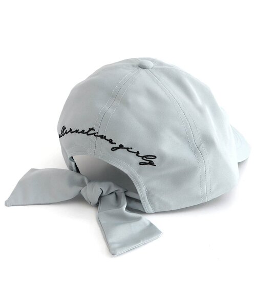 algy（アルジー）の「【UVカット】ALGY ベースボールキャップ（キャップ・キッズ・サックスブルー/ブラック・FREE）」の4枚目の写真