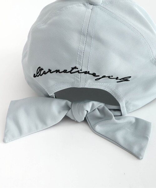 algy（アルジー）の「【UVカット】ALGY ベースボールキャップ（キャップ・キッズ・サックスブルー/ブラック・FREE）」の7枚目の写真